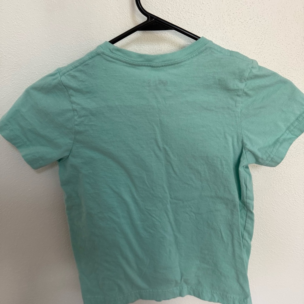 Bass Pro Shops Kids' Mint Tee with Pink Metallic Logo - Picture 5 of 7